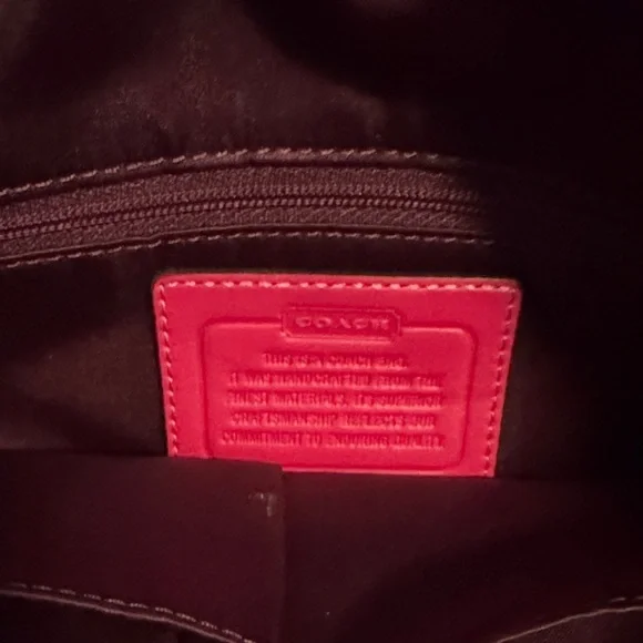 Coach Signature Gray, Black, and Pink Glitter Women's Bag Set - Picture 9 of 16